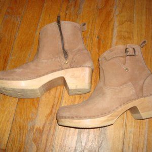No. 6 Boutique 40 clogs boots booties camel 8 / 8.5 Sven